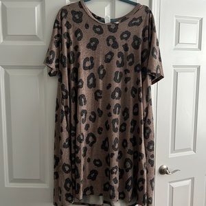 T-shirt dress. Worn once, size 2X